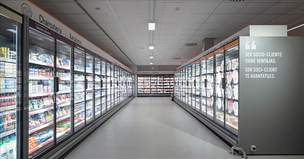 Murales de productos refrigerados