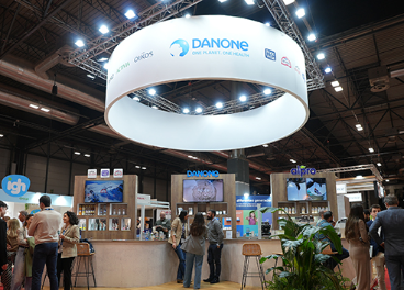 Espacio de Danone en la feria HIP