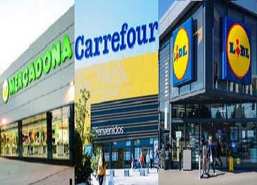 Carrefour, Mercadona y Lidl, líderes