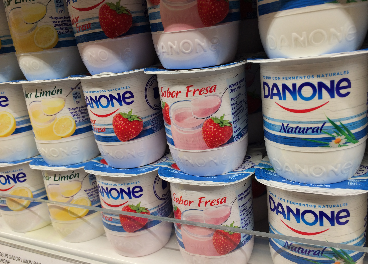 Danone factura un 2,8% más