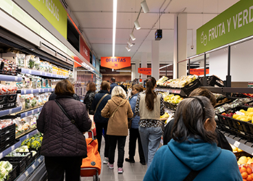 Aldi, interior del nuevo supermercado