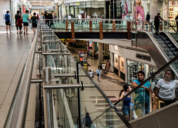 Afluencia a centros comerciales