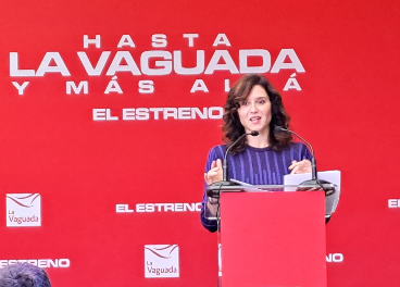 Díaz Ayuso, en el centro comercial La Vaguada