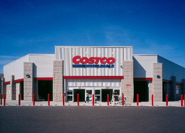 Superficie comercial de Costco