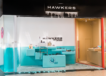 Tienda de Hawkers en Diagonal Mar