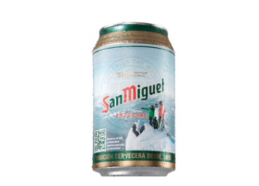Cervezas San Miguel especial nieve