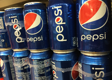 Latas de Pepsi