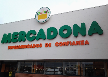 Fachada de un supermercado de Mercadona