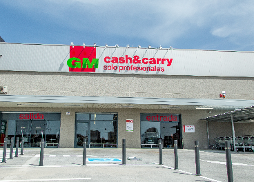 Fachada de cash&carry GMcash